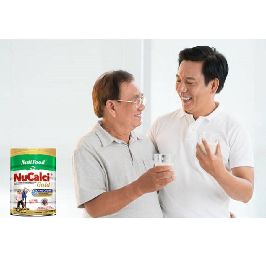 Sữa Nucalci Gold bổ sung canxi cho người từ 51 tuổi trở lên - 800g