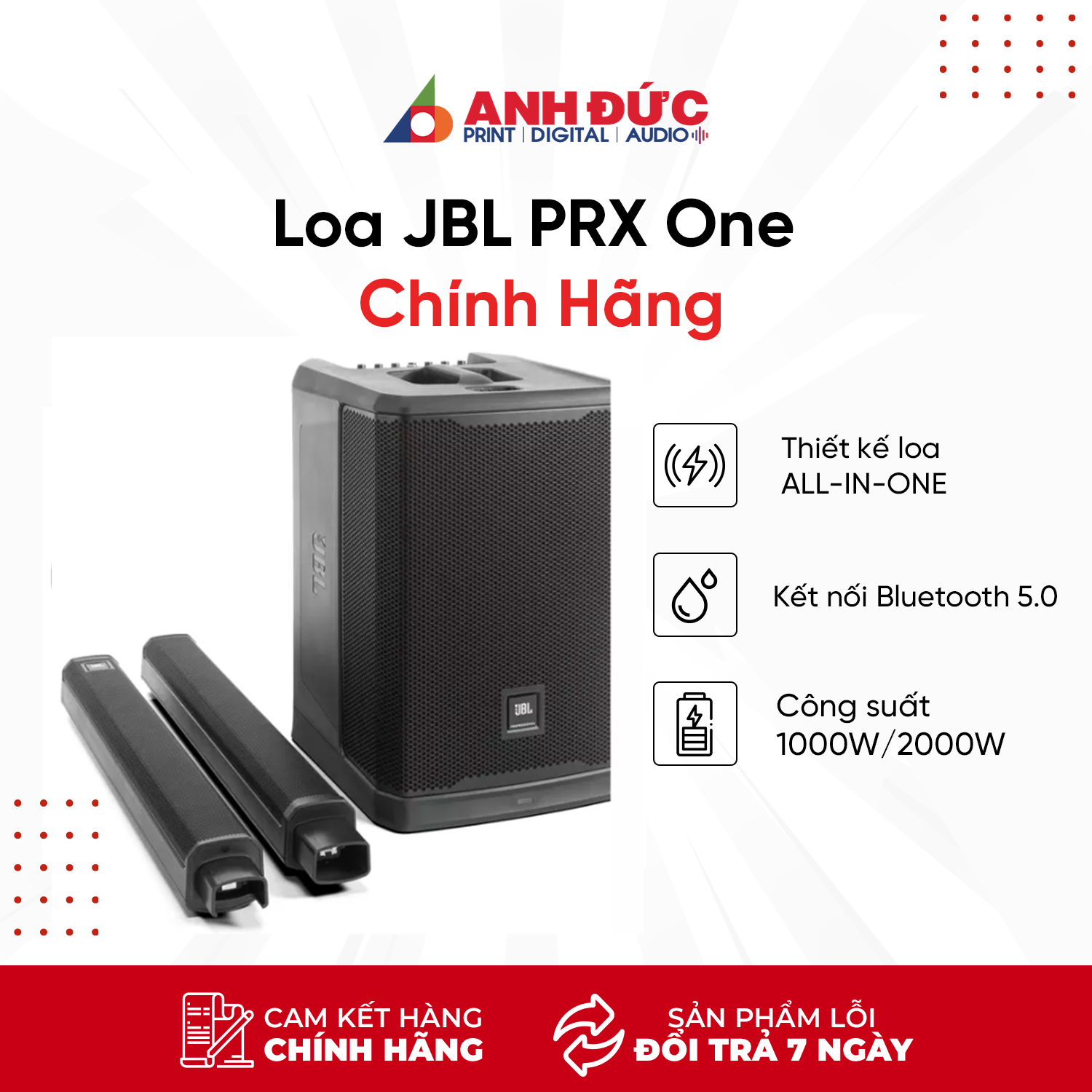 LOA J BL PRX ONE - HÀNG NEW SEAL - BẢO HÀNH CHÍNH HÃNG 12 THÁNG