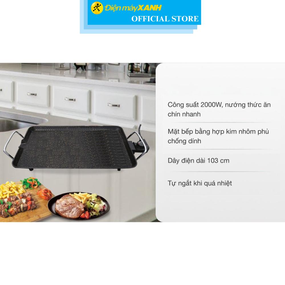 Bếp nướng điện Kangaroo KG 699G 2000 W - Hàng Chính Hãng