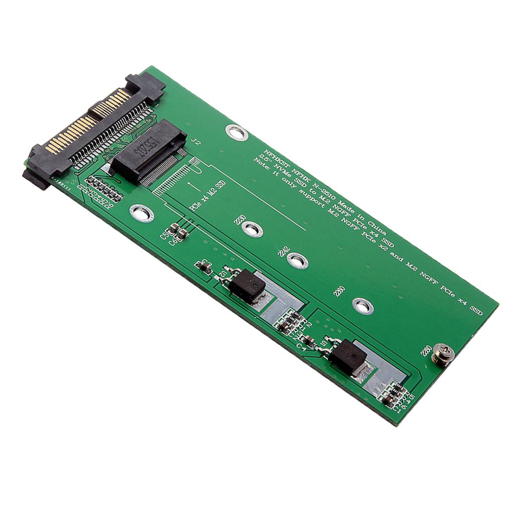 SFF 8639 NVME U.2 PCIe to NGFF M.2 SSD Adapter Card Converter