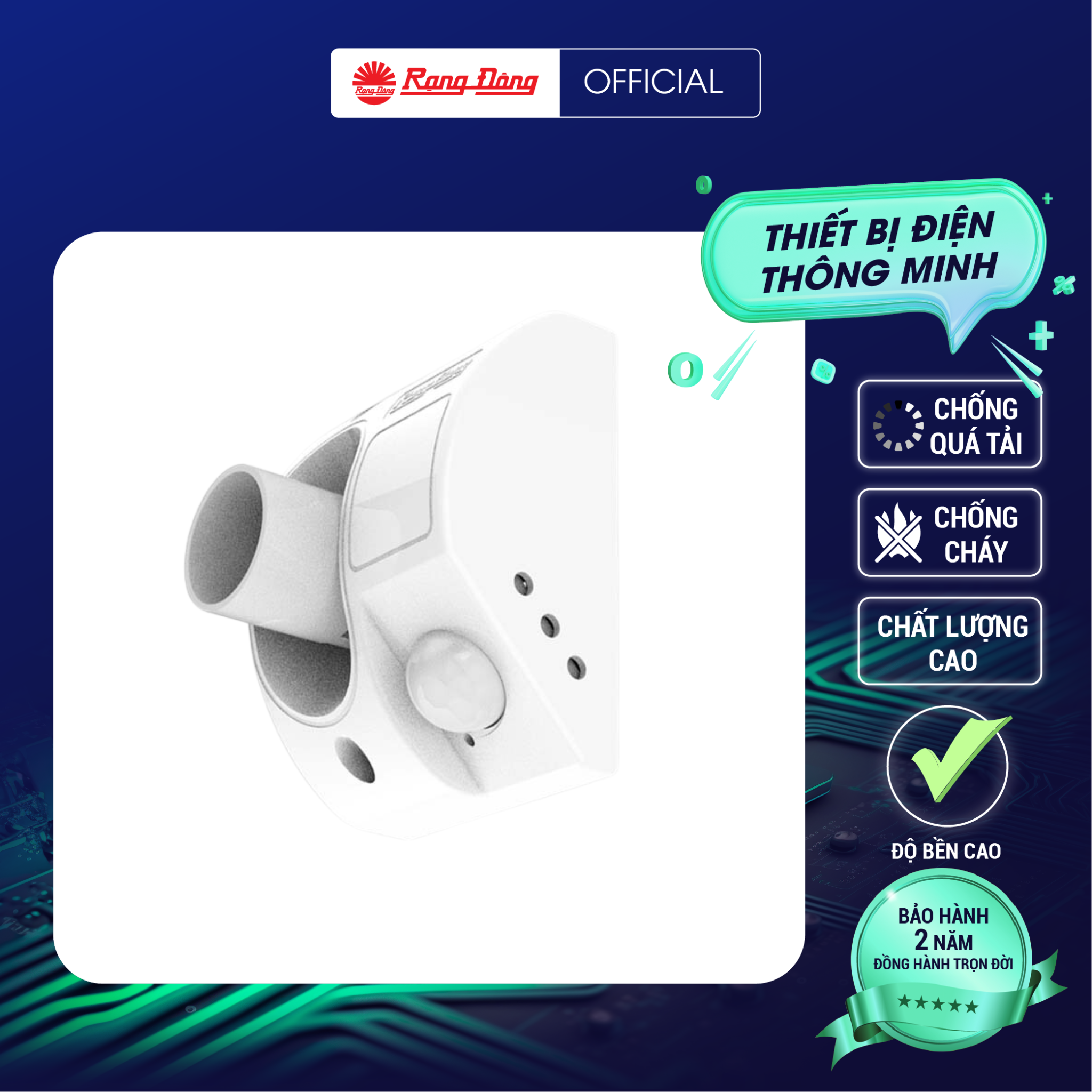 Đui đèn cảm biến chuyển động – ánh sáng Rạng Đông