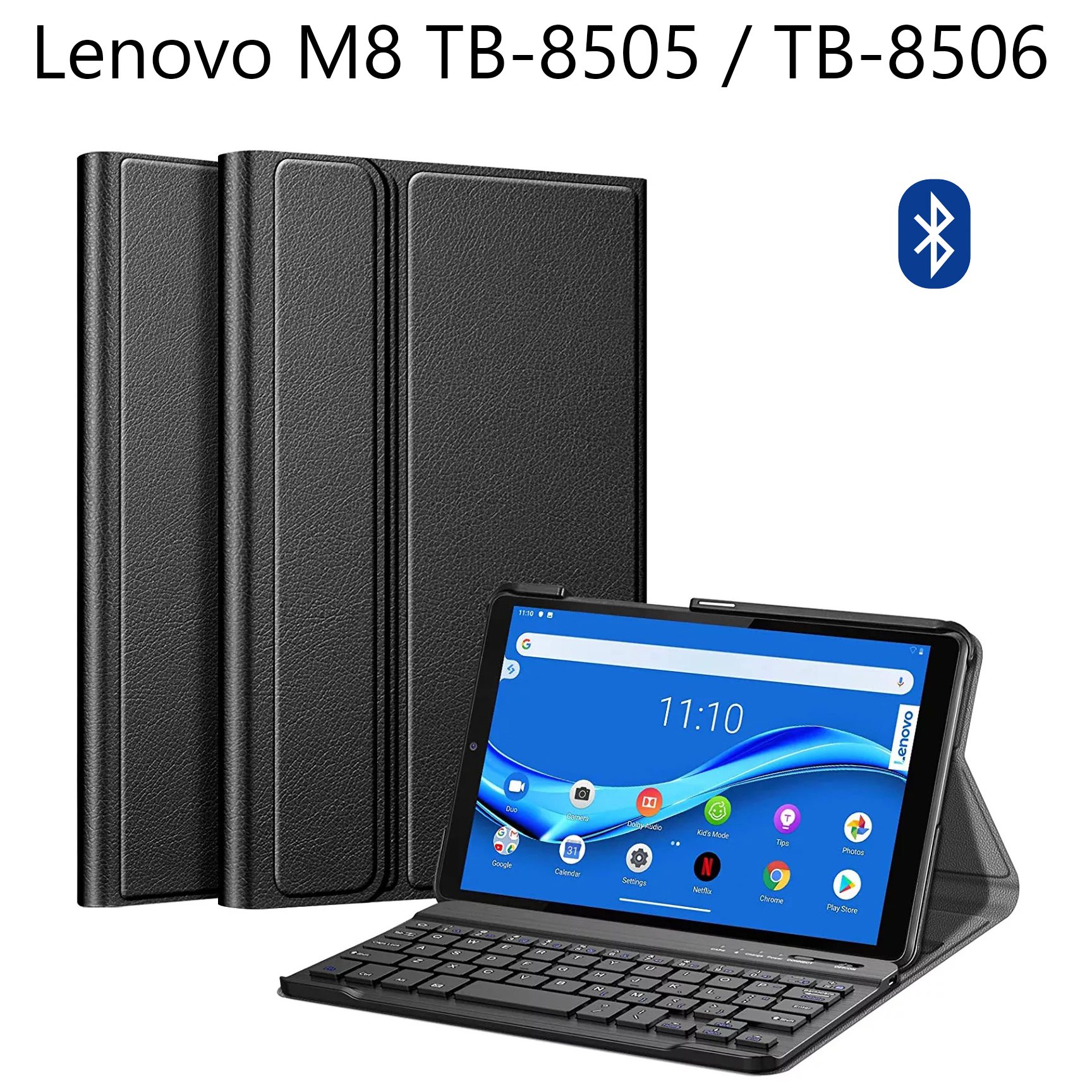 Bao Da Kèm Bàn Phím Dành Cho Lenovo M8 TB-8505 / TB-8506 8 Inch Bluetooth