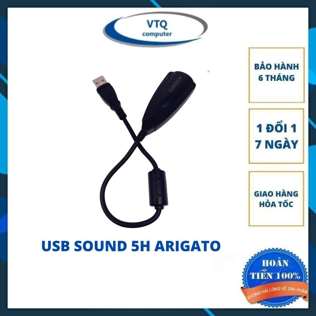 USB Sound 5HV2 7.1 cao cấp,sound 5H tiện lợi chuyển đổi từ USB sang âm thanh ARIGATO