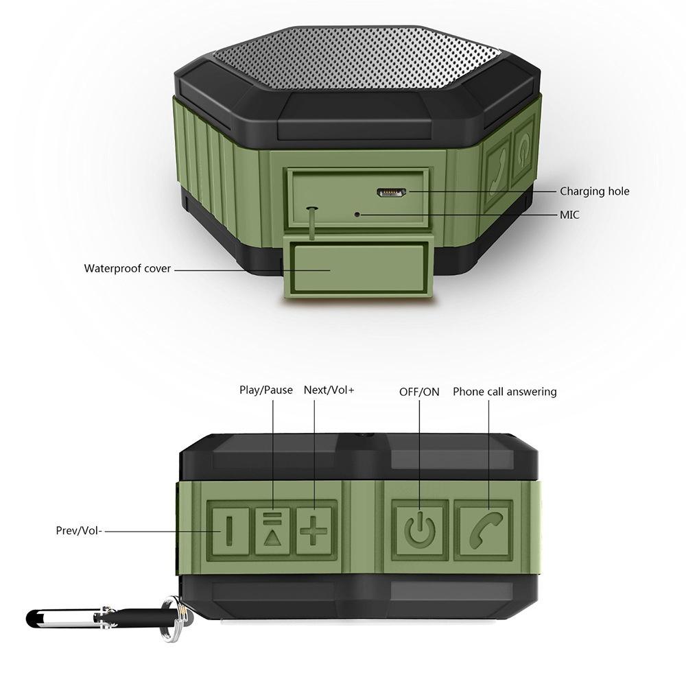 Loa bluetooth mini NUTEK MY01 xách tay chống thấm nước, nhỏ gọn dễ dàng mang theo đi du lịch