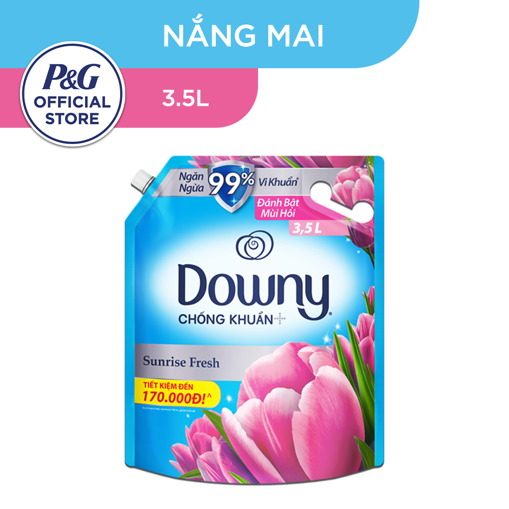 Nước xả vải DOWNY Hương Nước Hoa Cao Cấp Túi 3.5L