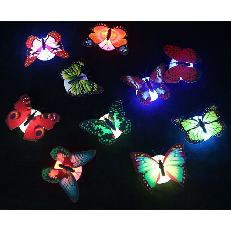 Combo 10 Đèn Led Bướm Phát Quang