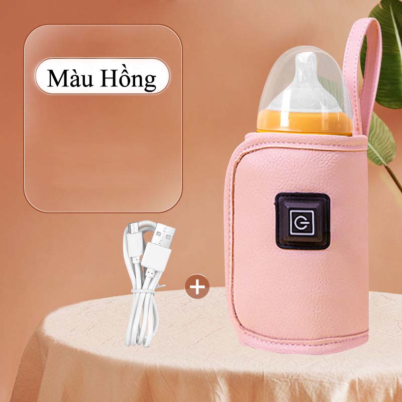 Túi Ủ Bình Sữa Thông Minh Cho Bé Warm Bear Di Động Giữ Nhiệt Hâm Nóng Bình Sữa Túi Hâm Sữa USB Giữ Ấm Bình Sữa Cầm Tay Túi Hâm Nóng Sữa Thức Ăn Sạc USb Giúp Giữ Nhiệt Sữa Lâu Dài Thiết Kế Nhỏ Gọn