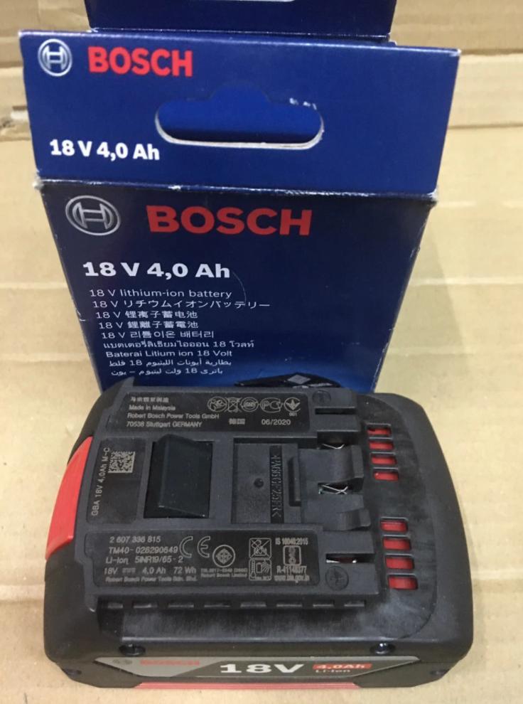 PIN BOSCH 18V-4.0AH - HÀNG CHÍNH HÃNG