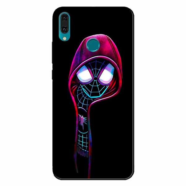 Ốp lưng in cho Huawei Y9 - 2019 Nhện Đen