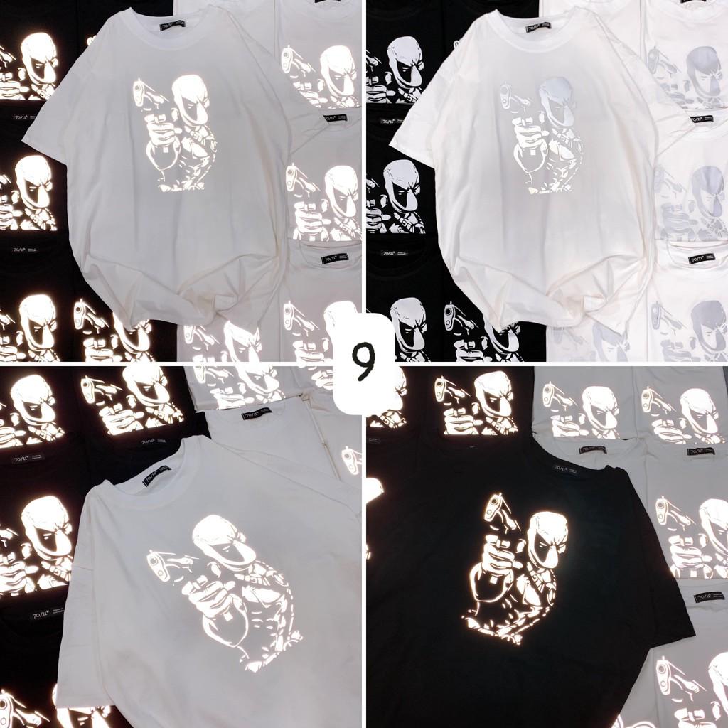 Áo thun tay lỡ phản quang unisex Be Yourself - nhiều mẫu MARVEL