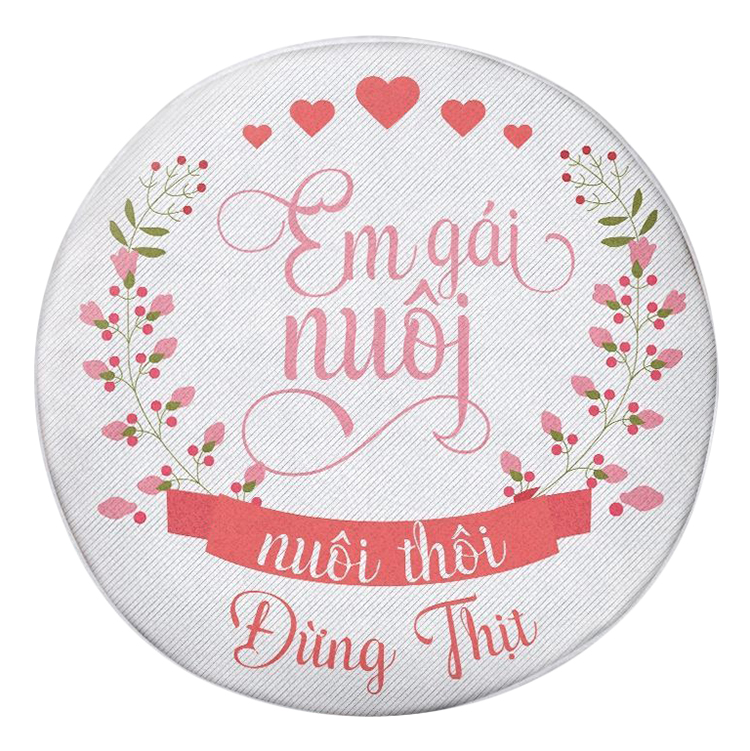 Gối tròn Em gái nuôi - GOFU382