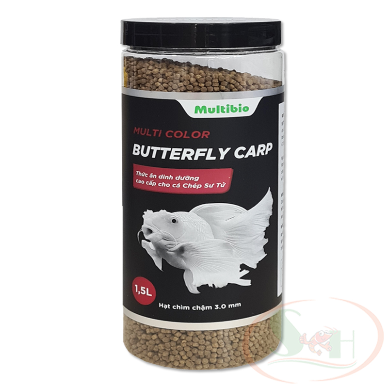 Thức ăn cá Multi Color Butterfly Carp đạm dinh dưỡng chép sư tử lên màu cá cảnh