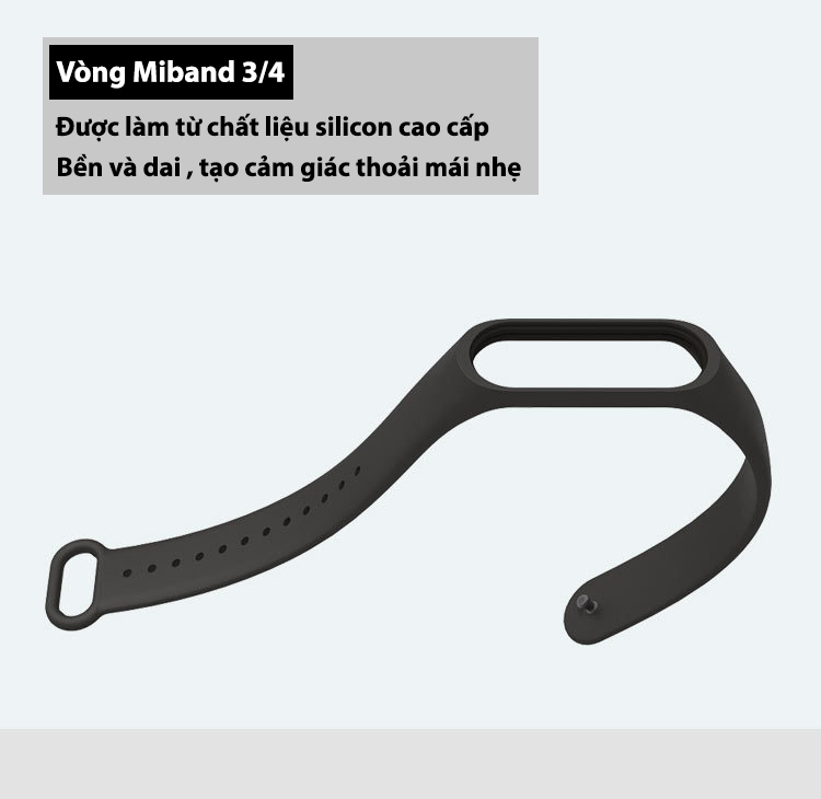 Vòng đeo thay thế cho Xiaomi Miband 3 / 4 Mijobs - Hàng nhập khẩu