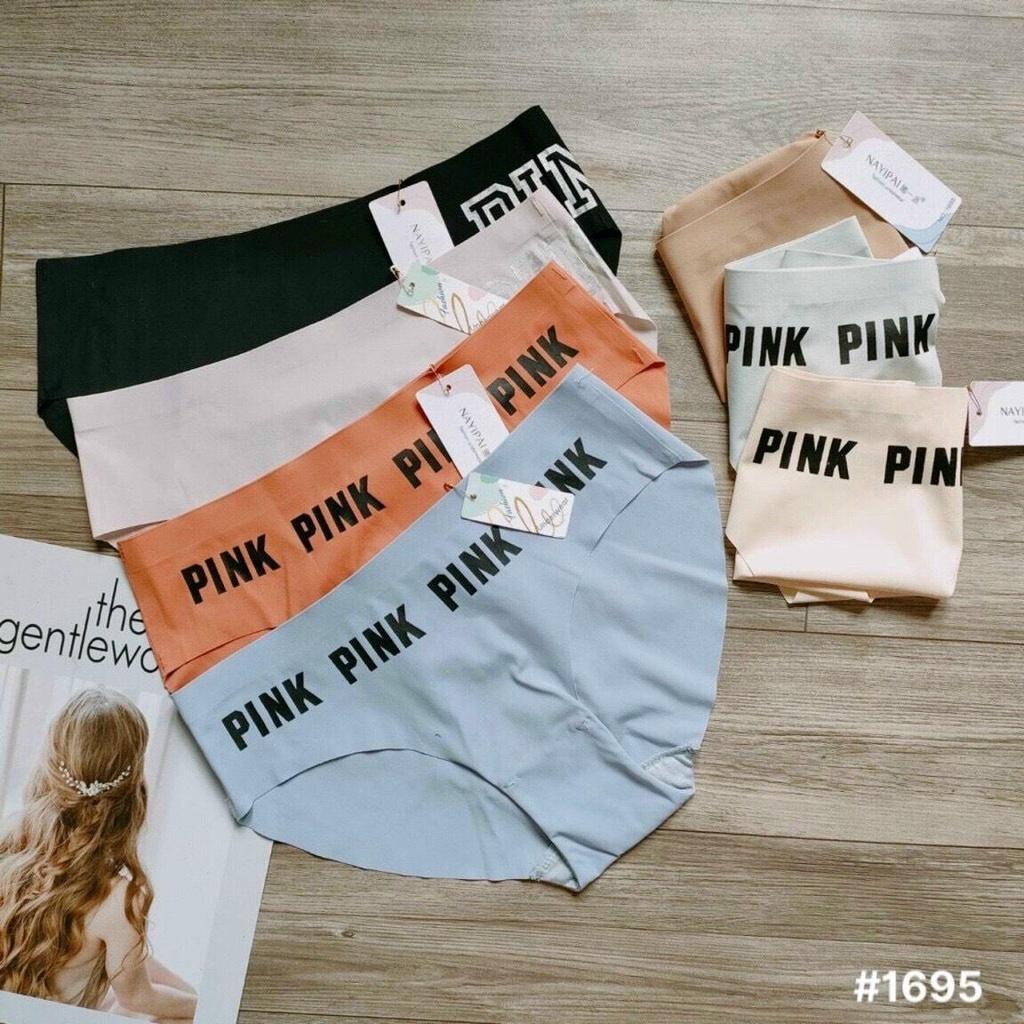 COMBO 10 QUẦN LÓT SU LẠNH PINK KHÔNG ĐƯỜNG MAY
