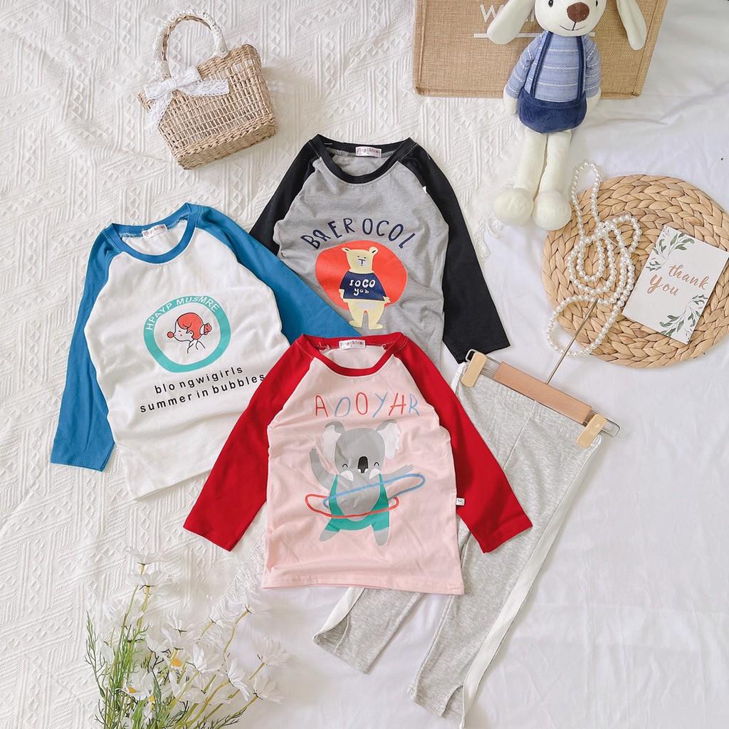 BỘ COTTON MỊN BÉ GÁI HÀNG THU MẪU 2021 DH542