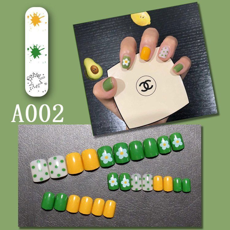 Móng giả, set 24 nail giả họa tiết 3D nghệ thuật nhiều hình siêu cute MG11