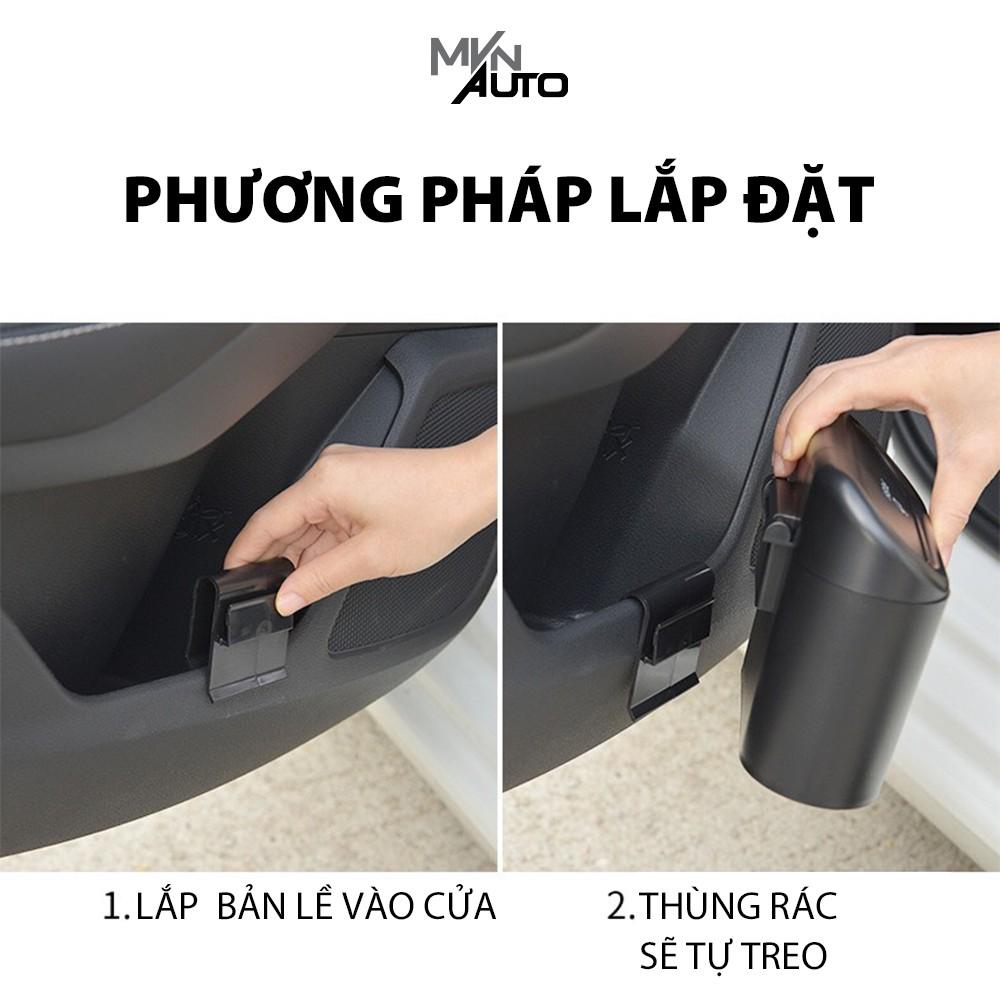 Thùng Rác Mini Để Trên Ô Tô – Thùng Rác Treo Trên Xe – Hộp Đựng Đồ Chuyên Dụng