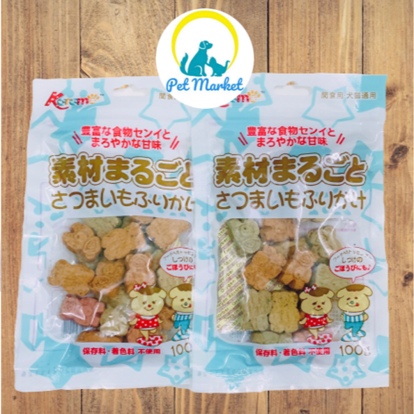 BÁNH QUY THƯỞNG| BÁNH THƯỞNG CHO CHÓ 6 VỊ 100g/gói