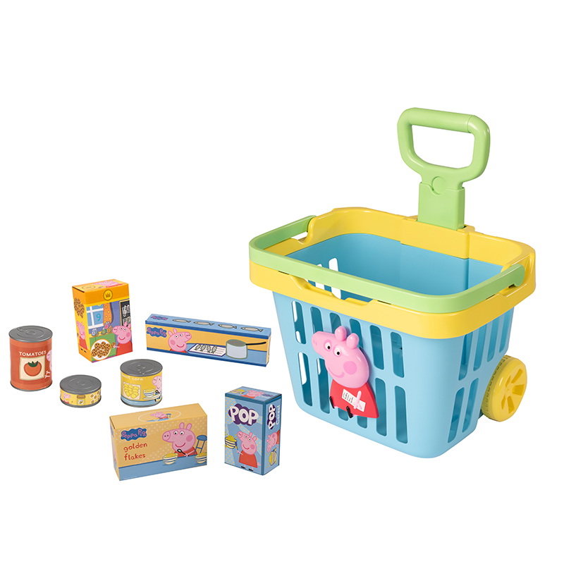 Đồ Chơi PEPPA PIG Giỏ Kéo Siêu Thị Đa Năng Có Bánh Xe Của Peppa Pig 1684639INF22