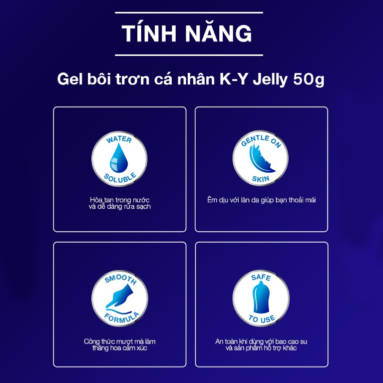 Gel Bôi Trơn Kvy Lelly 50g không mùi