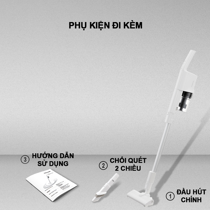 Máy Hút Bụi Cầm Tay Không Dây Panasonic MC-SB33JW046 - Đa năng 2 trong 1 - Siêu nhẹ - Hàng chính hãng