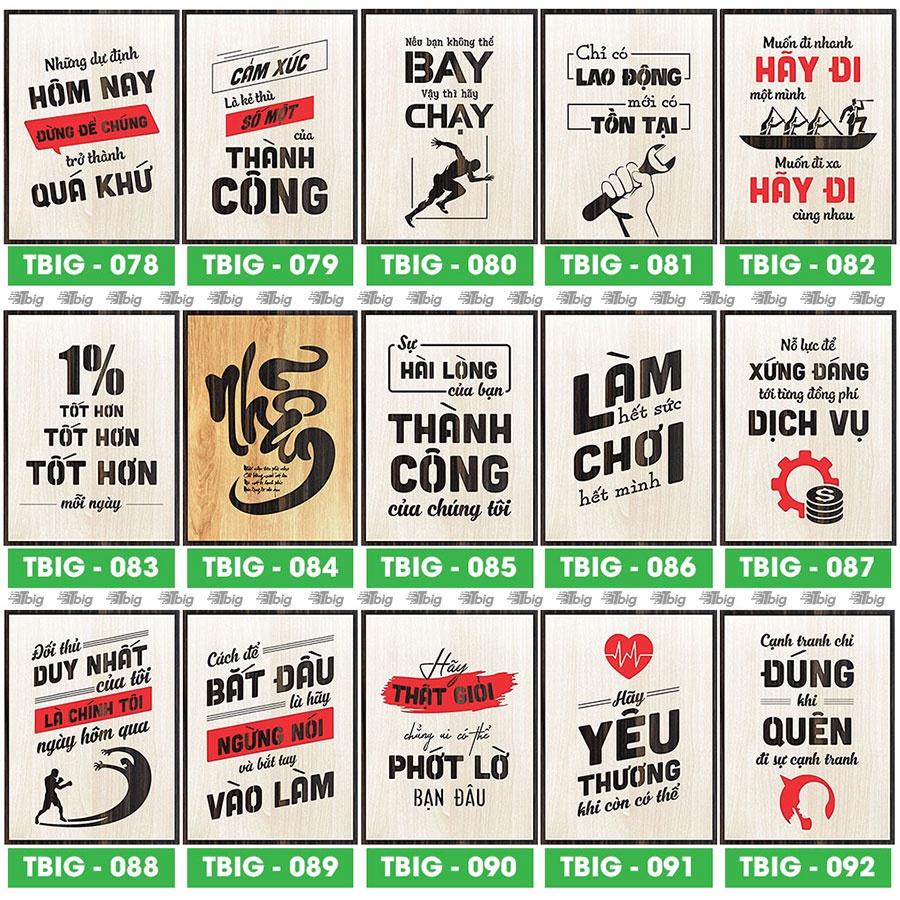 Tranh treo tường, tranh slogan, tranh tạo đông lực cực mạnh decor trang trí văn phòng hiện đại