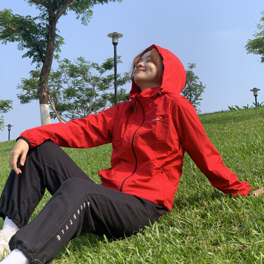 Áo Khoác Gió 2 Lớp Tabalo Women UV Protection Jacket - Áo Khoác Nữ Chống Nước, Cản Gió, Thấm Hút Mồ Hôi