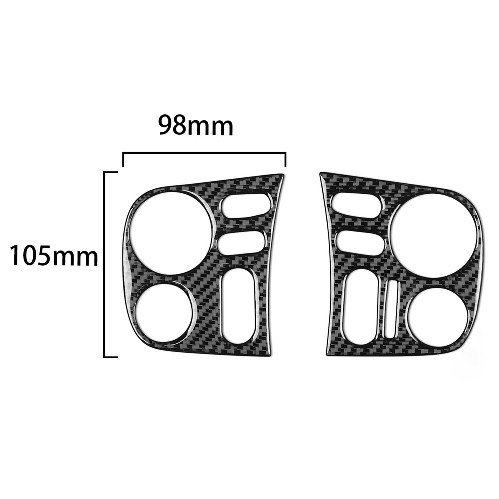 2Pcs Driver Side Dashboard Frame Dashboard Sticker for