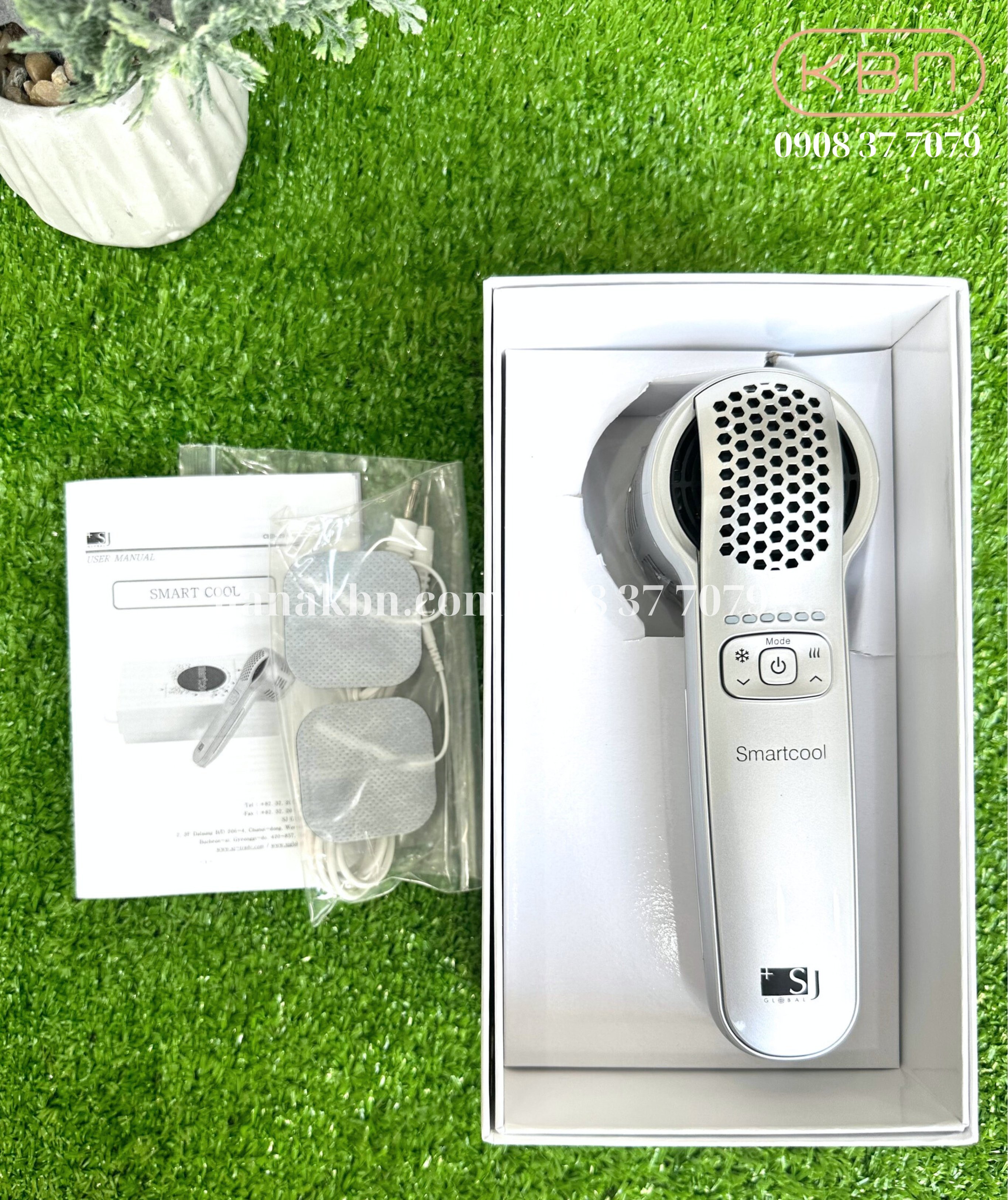 Máy Điện Di Tinh Chất Nóng Lạnh Smart Cool Hàn Quốc, Máy Massage Nâng cơ Mặt, Chăm Sóc Da - Chính hãng, bảo hành, bao đổi trả