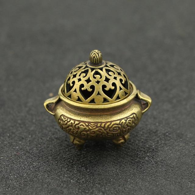Lư đồng , đỉnh đồng tí hon cao 4 cm