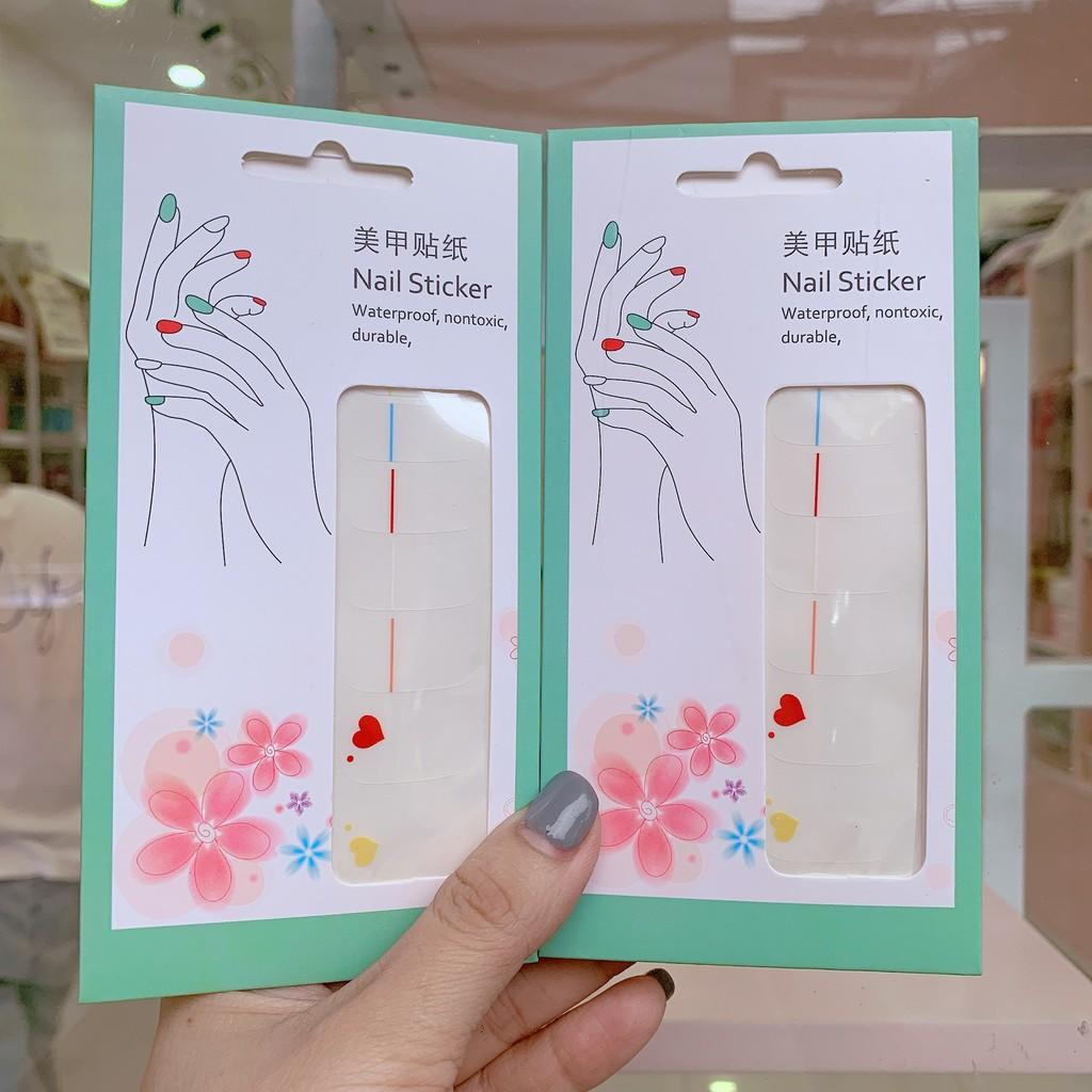 Dán móng tay nail sticker chống thấm nước bền chắc