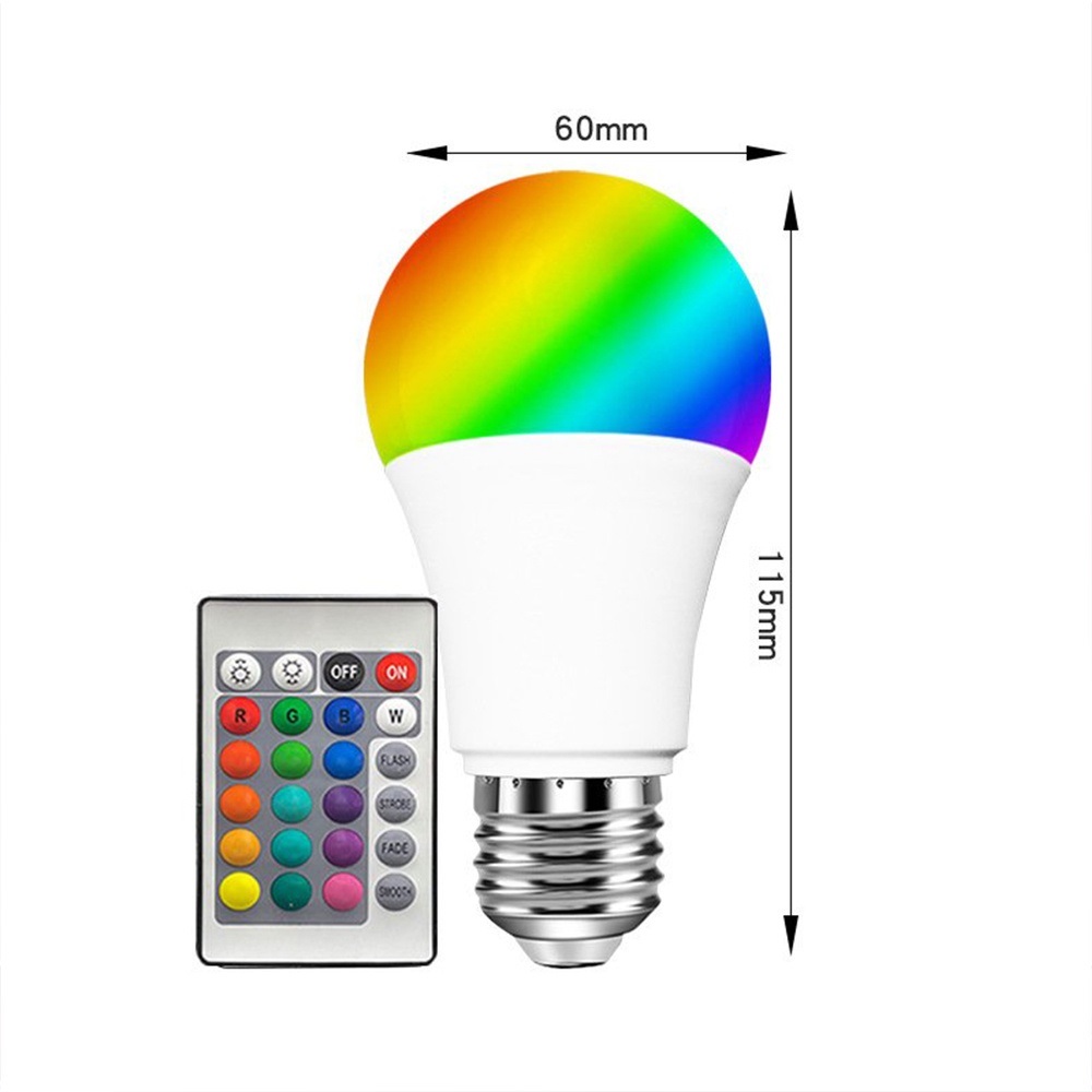 Đèn led Tiktok bóng đèn RGB- A70 đổi màu kèm remote anh sáng lớn dành cho livestream đèn ngủ đèn rọi sàn