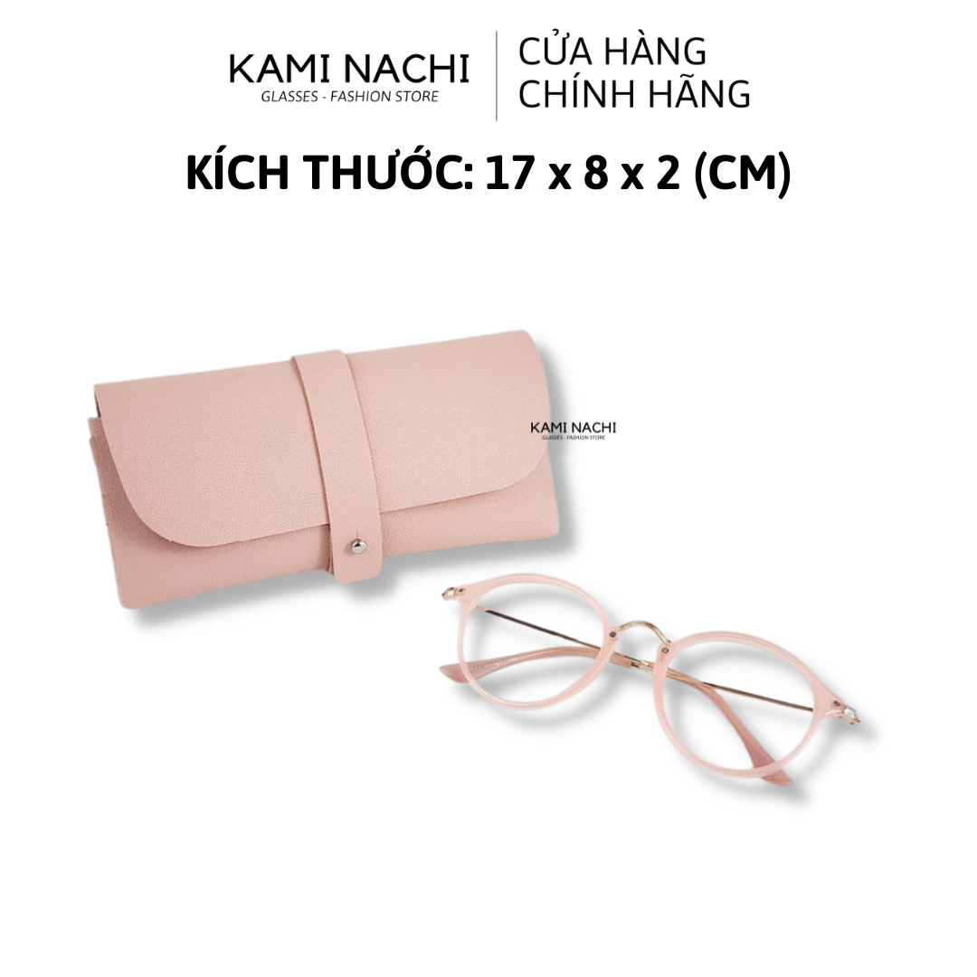 Ví da thủ công KAMI NACHI đựng mắt kính, điện thoại, tiền và thẻ các loại, có nhiều màu