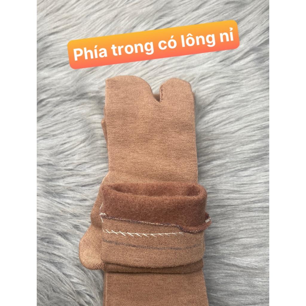 Combo 5 đôi vớ nữ, tất nữ thun dày , dệt sợi nỉ siêu co giãn, thoáng mát, ảnh thật, giao đúng hàng