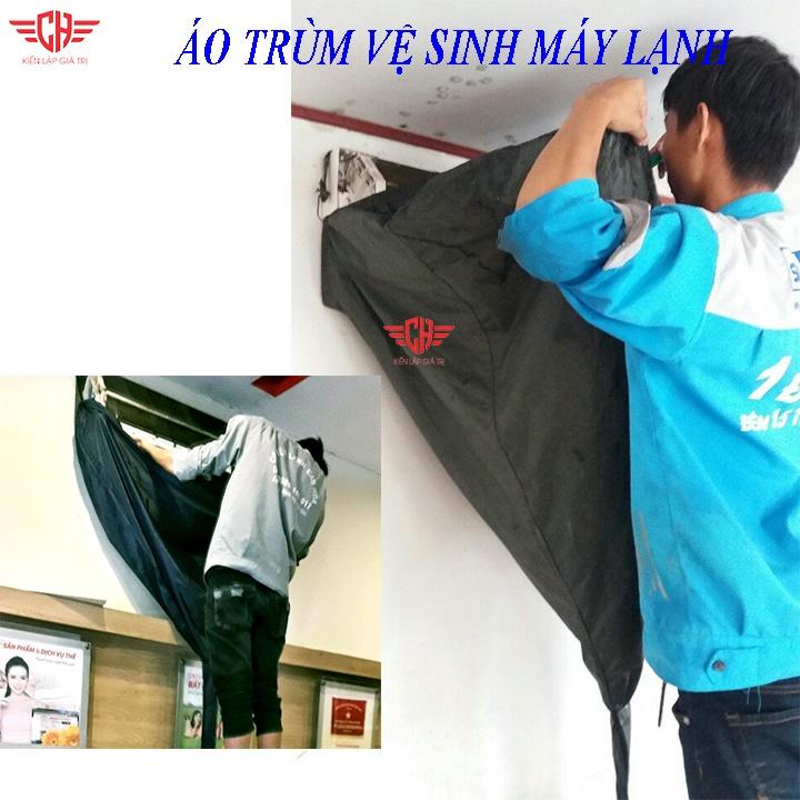 túi hứng nước áo trùm hứng nước vệ sinh điều hòa treo tường tặng băng quấn ống đồng