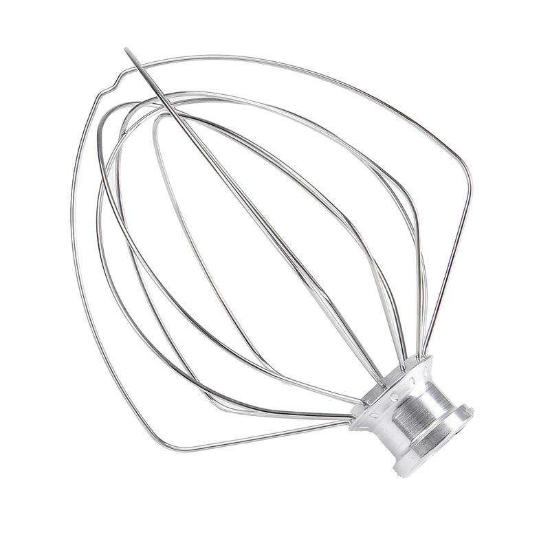 1 Chiếc KN256WW 6 Kim Dây Roi Kèm Trứng Nặng Kem Be Bánh Mayonnaise Đánh Cho KitchenAid 6 Quai Bát-Nâng Cơ Đứng Phối