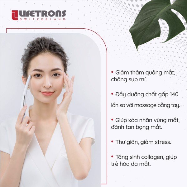 Máy massage chống lão hóa và trị liệu mắt Lifetrons