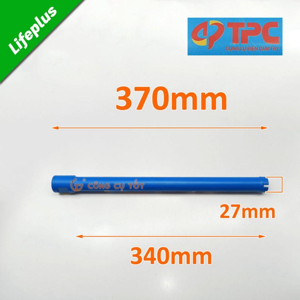 Mũi khoét tường ướt kim cương mạ điện Ø27 x 370mm