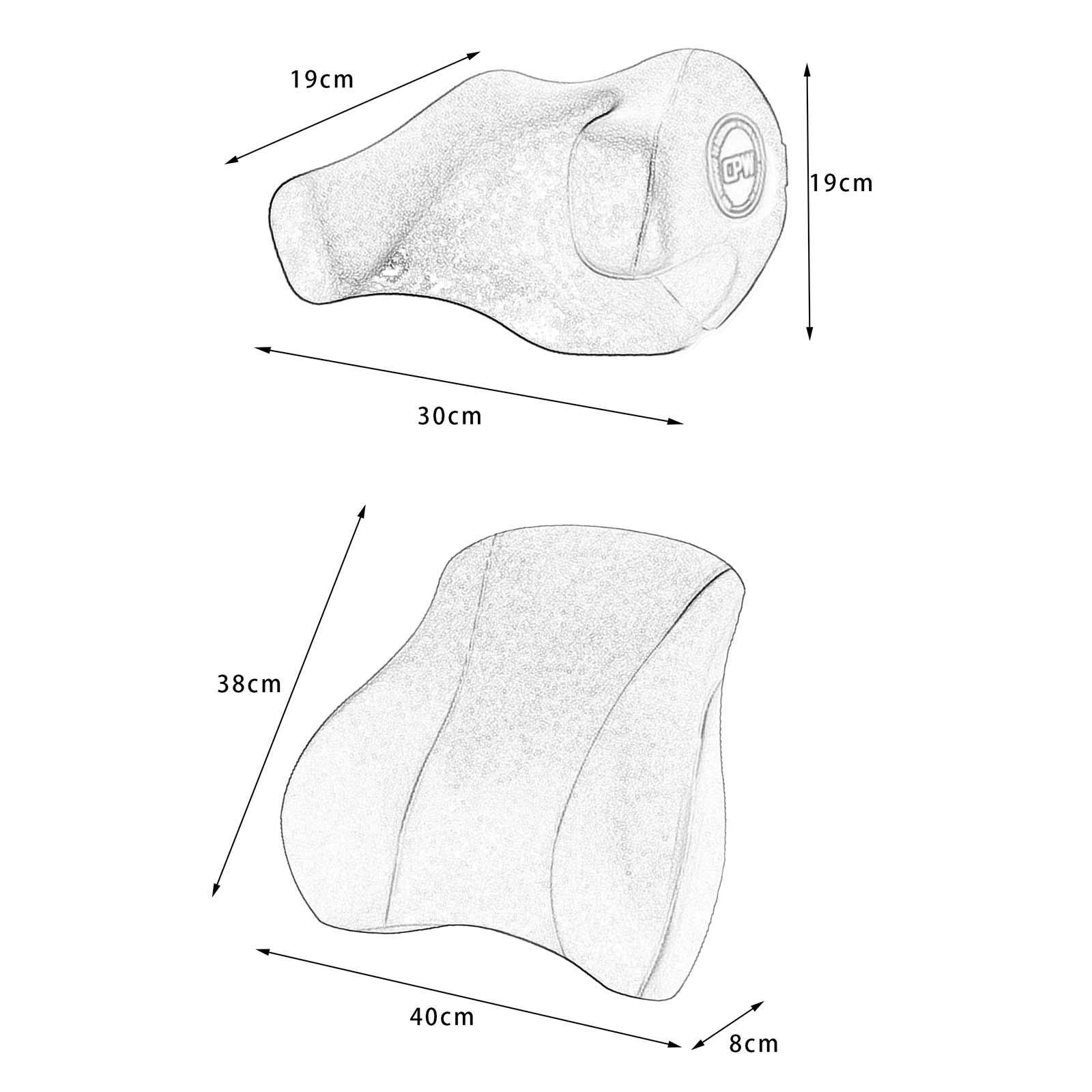 Car Neck Pillow  Support Pillow Set Ergonomic for Tesla  Y