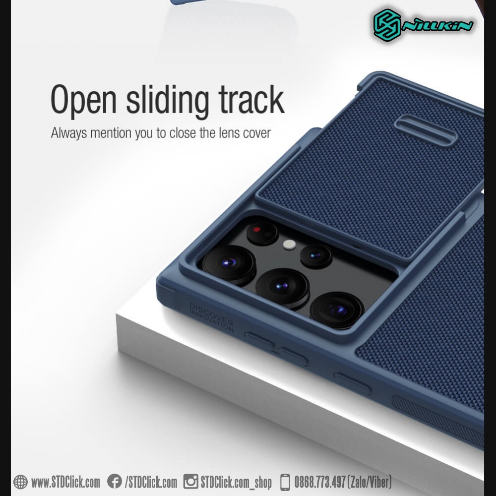 ỐP LƯNG DÀNH CHO ĐIỆN THOẠI SAMSUNG GALAXY S23 ULTRA 5G NILLKIN TEXTURED S NYLON FIBER BẢO VỆ CAMERA