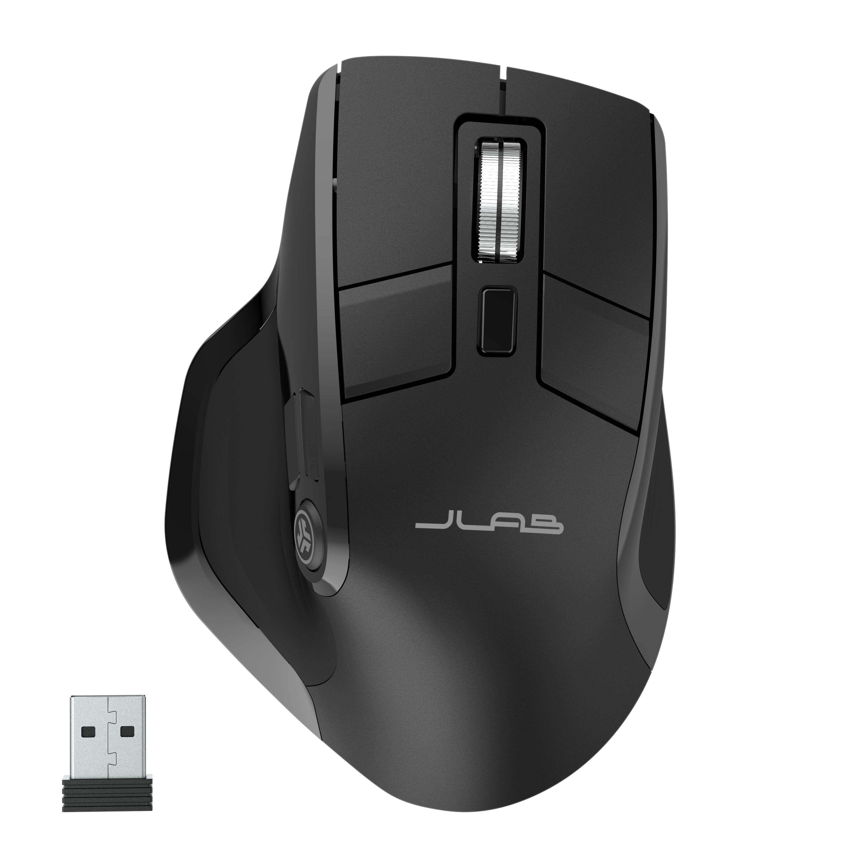 Chuột JLab không dây Bluetooth pin sạc Epic màu đen - Hàng chính hãng - Bảo hành 2 năm