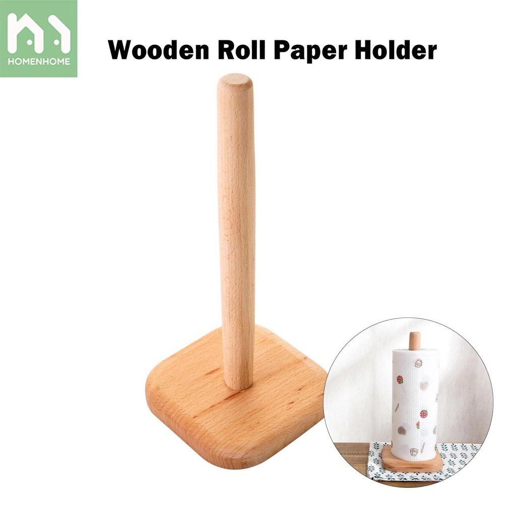 Kệ gỗ kèm Giấy Lau Đa Năng - Khăn Lau Bếp, Lau Tay 220 Tờ 1 Cuộn Có Thể Giặt Được