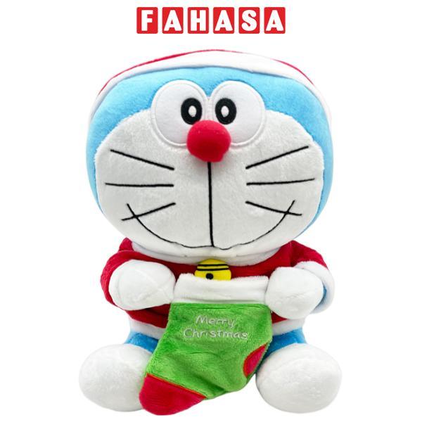 Móc Khóa Thú Bông Doraemon Giáng Sinh 2
