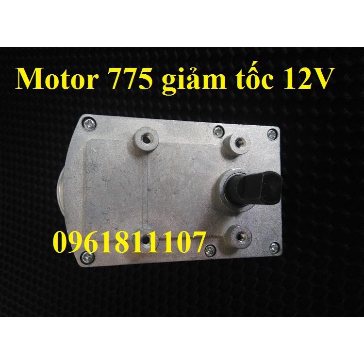 [Nhông kim loại] Motor dùng cho giảm tốc 775 12V 50 vòng 24v 100 vòng