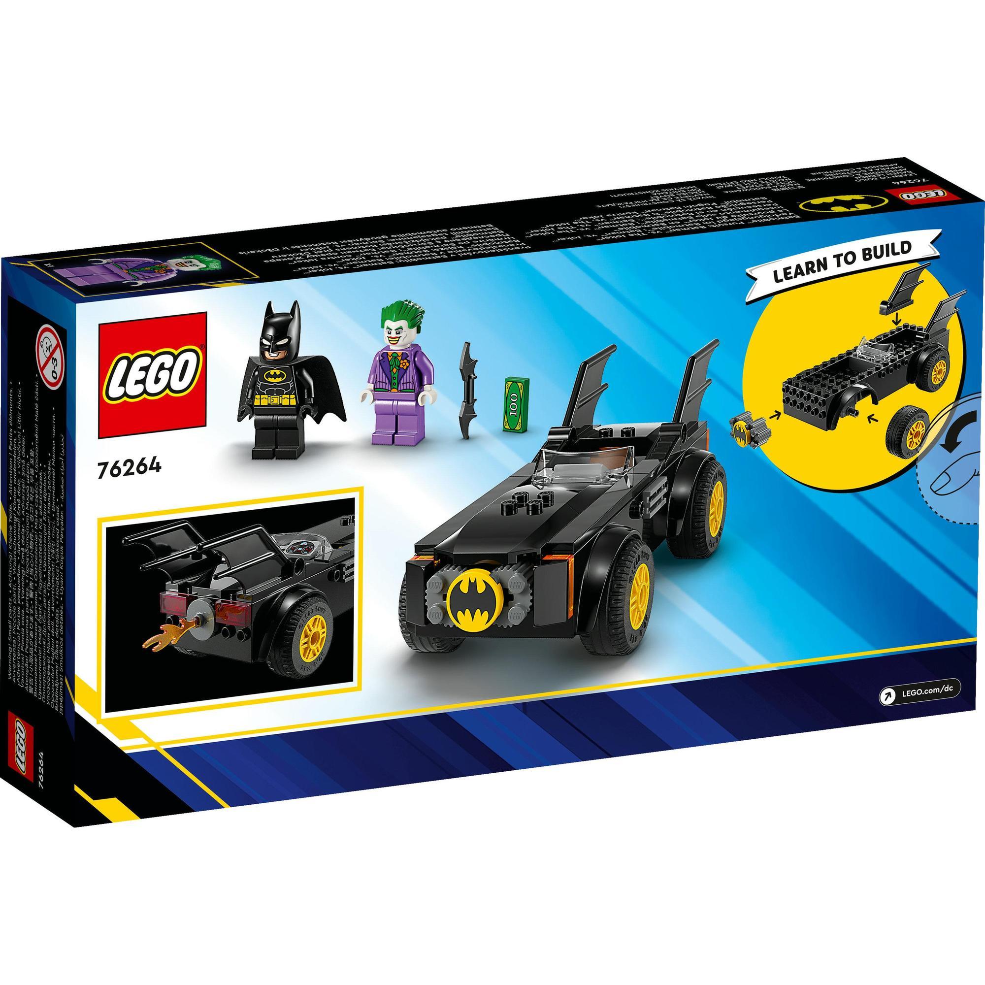 LEGO Super Heroes 76264 Đồ chơi lắp ráp Siêu xe Người Dơi đối đầu Joker (54 chi tiết)