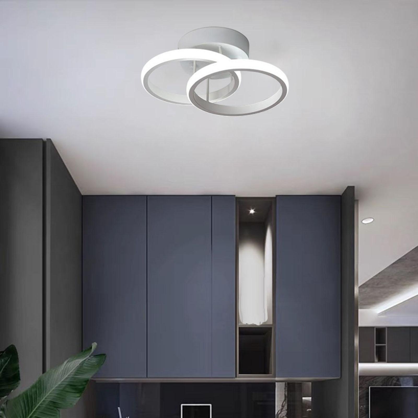 2x Modern LED Ceiling Lights Decorative Light Fixture for Hotel Apartment