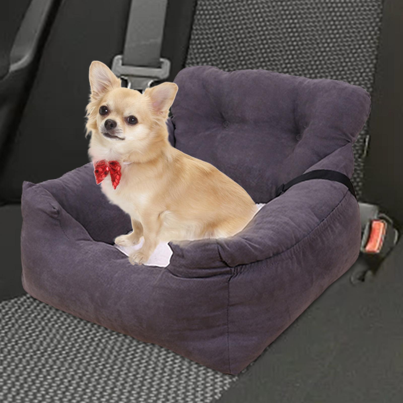 Dog Car Seat Bed Pet Car Booster Seat for Kitty Kitten Small and Medium Dogs
