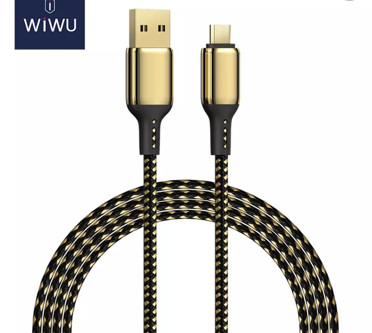 Cáp WiWu Golden Data Cable GD-102 Cáp Tương Thích Rộng Rãi Với Các Thiết Bị Có Giao Diện Micro - Hàng Chính Hãng