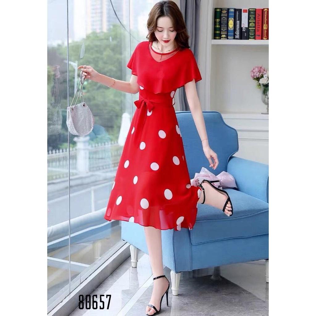 ĐẦM XÒE CHẤM BI SIÊU SANG CHẢNH DÀNH CHO CÁC QUÝ CÔ