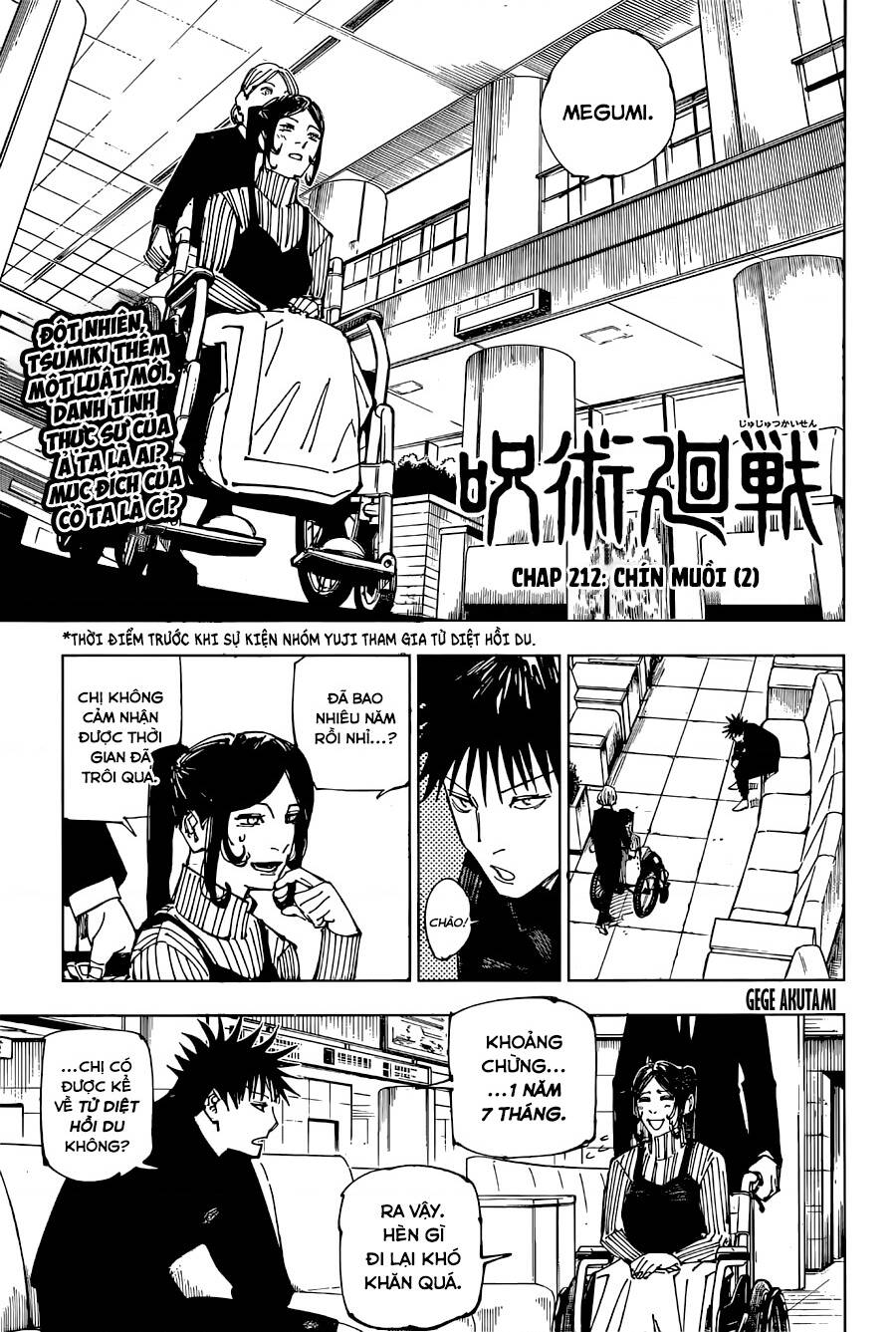 jujutsu kaisen - chú thuật hồi chiến chapter 212 2